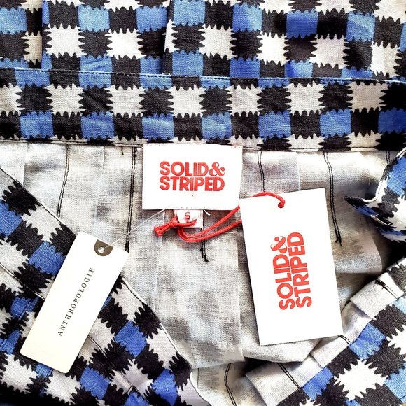 Anthropologie Solid & Striped Checkered Tennis Skirt - Picture 11 of 12